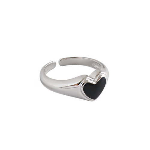 925 sterling silver ring love - silver,